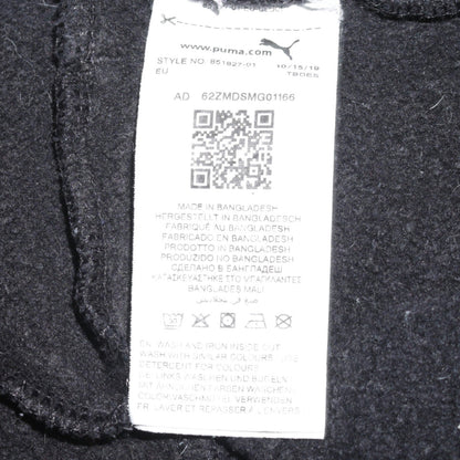 Mens UK Size M PUMA Regular Fit Jogger Black Trousers