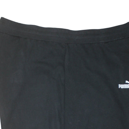 Mens UK Size M PUMA Regular Fit Jogger Black Trousers