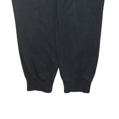 Mens UK Size M PUMA Regular Fit Jogger Black Trousers