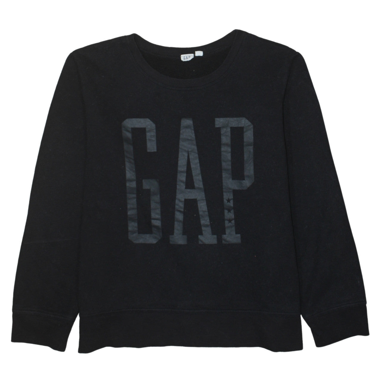 Womens UK Size XL Gap Black Pullover Sweatshirt