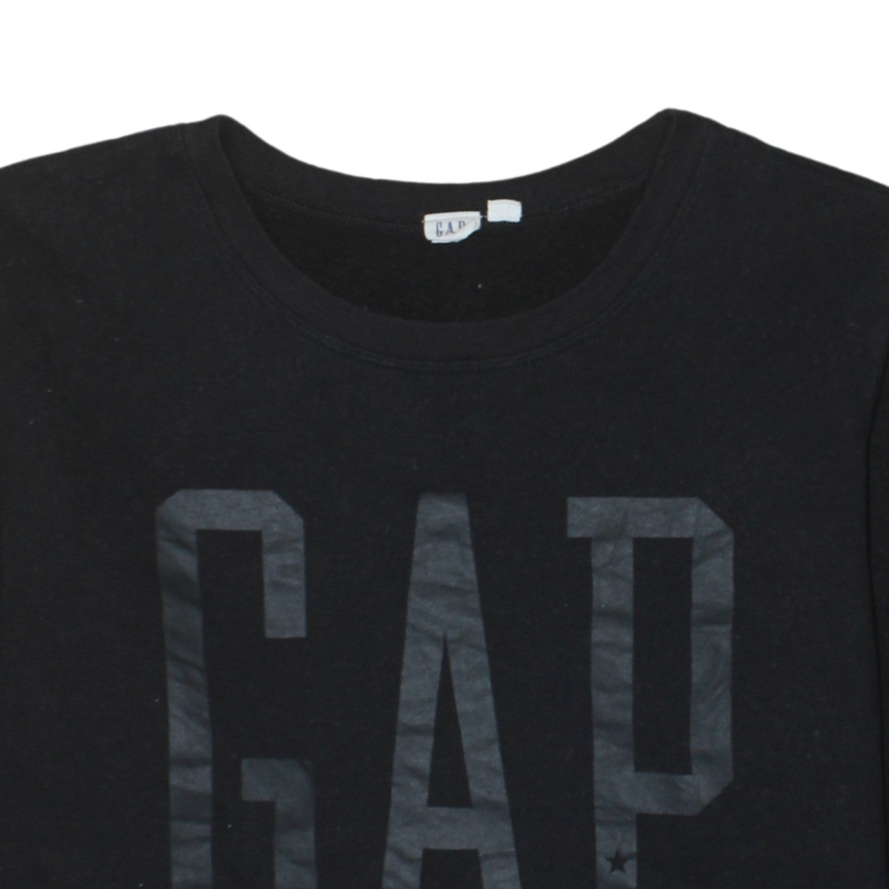 Womens UK Size XL Gap Black Pullover Sweatshirt