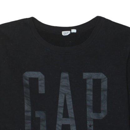 Womens UK Size XL Gap Black Pullover Sweatshirt