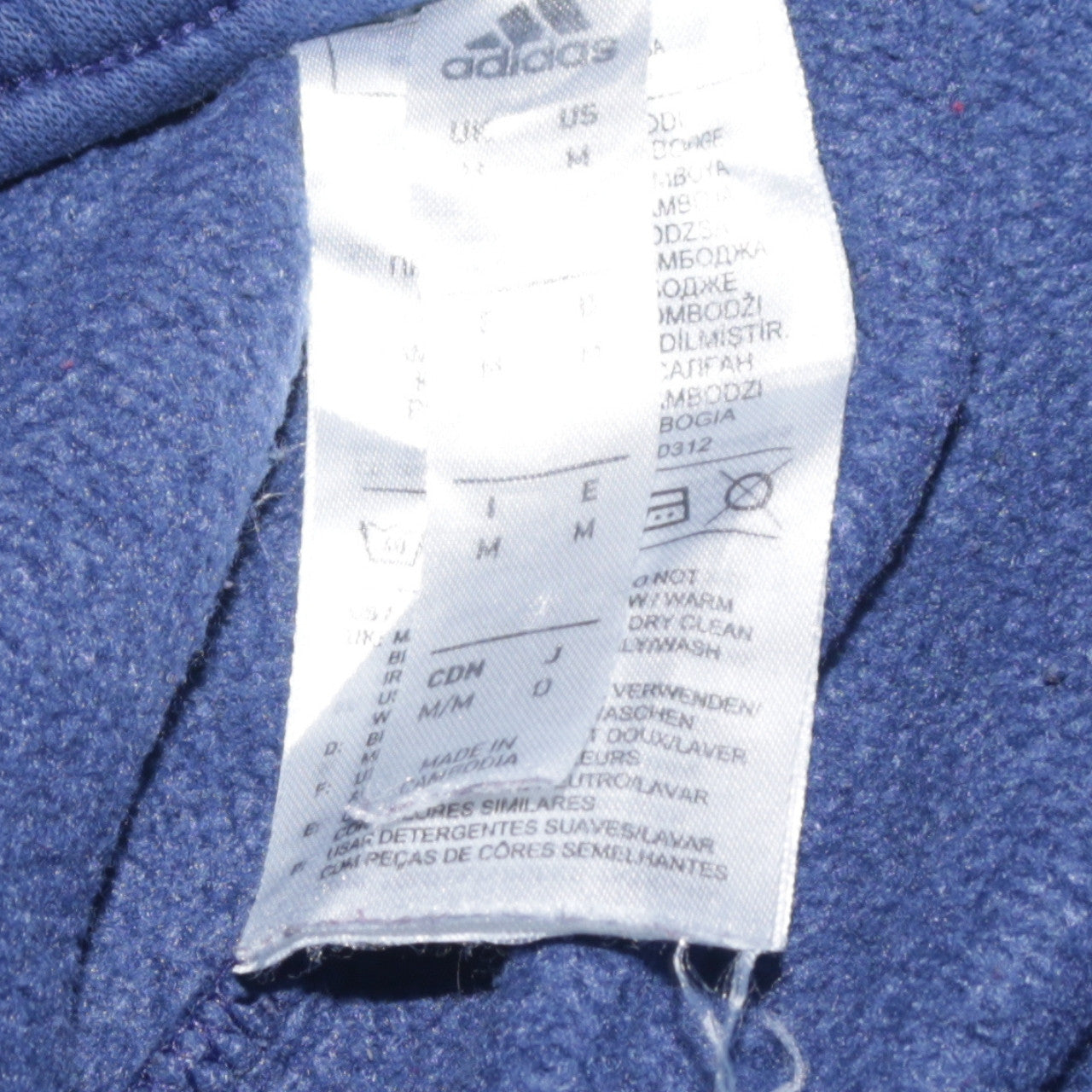 Mens UK Size M adidas Regular Fit Jogger Blue Trousers