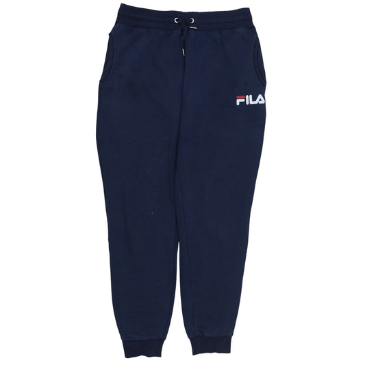 Mens UK Size M FILA Regular Fit Jogger Blue Trousers