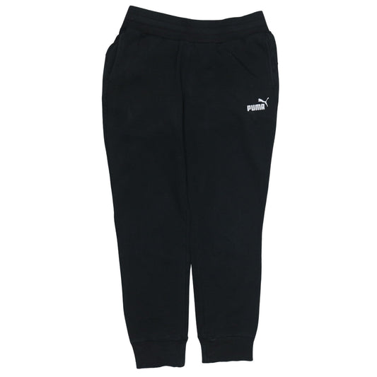 Mens UK Size L PUMA Regular Fit Jogger Black Trousers