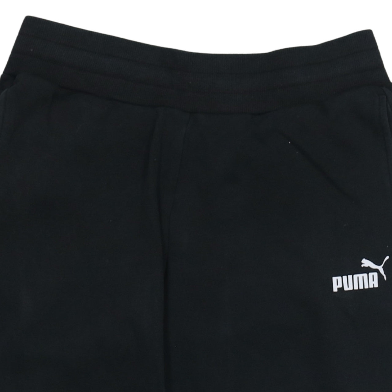 Mens UK Size L PUMA Regular Fit Jogger Black Trousers