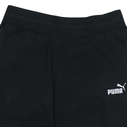 Mens UK Size L PUMA Regular Fit Jogger Black Trousers