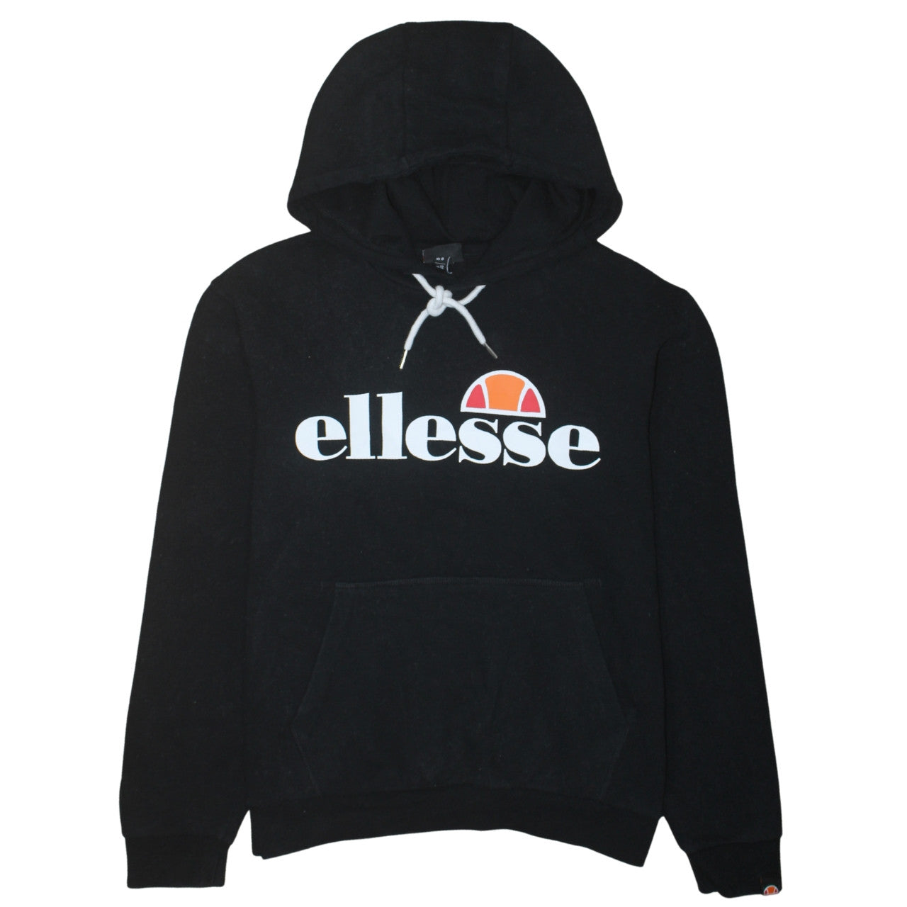 Womens UK Size 12 ellesse Black Pullover Hoodie