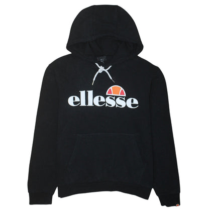 Womens UK Size 12 ellesse Black Pullover Hoodie