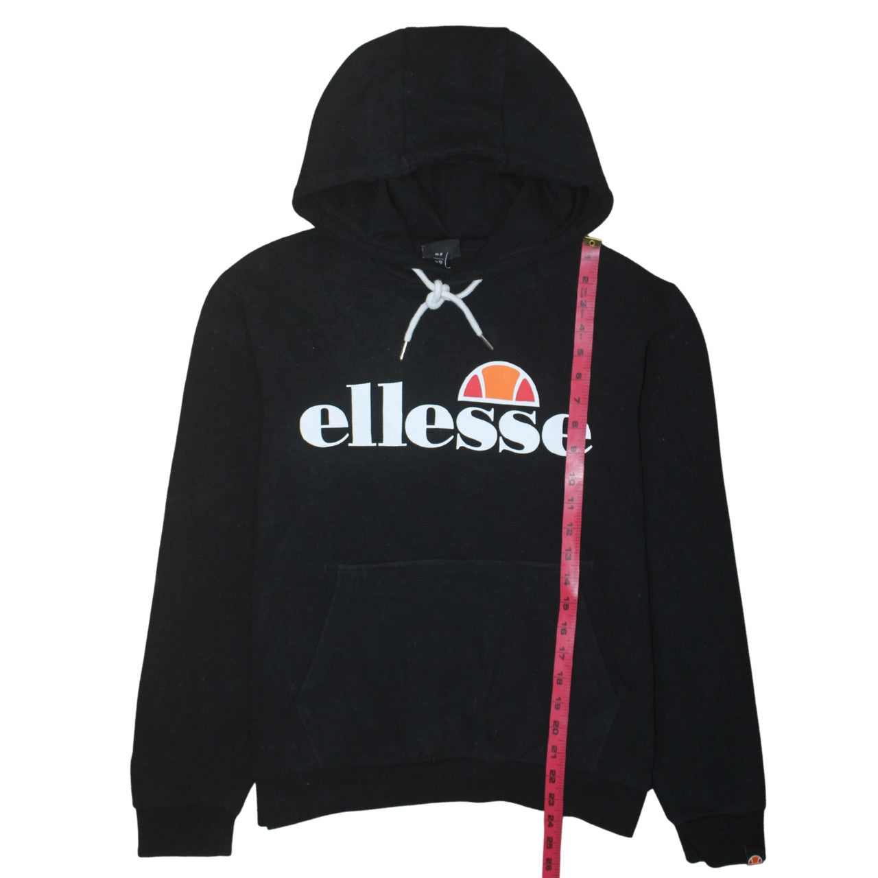 Womens UK Size 12 ellesse Black Pullover Hoodie