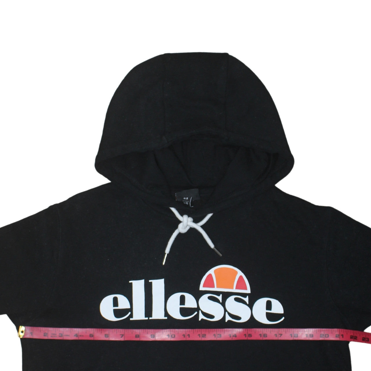 Womens UK Size 12 ellesse Black Pullover Hoodie