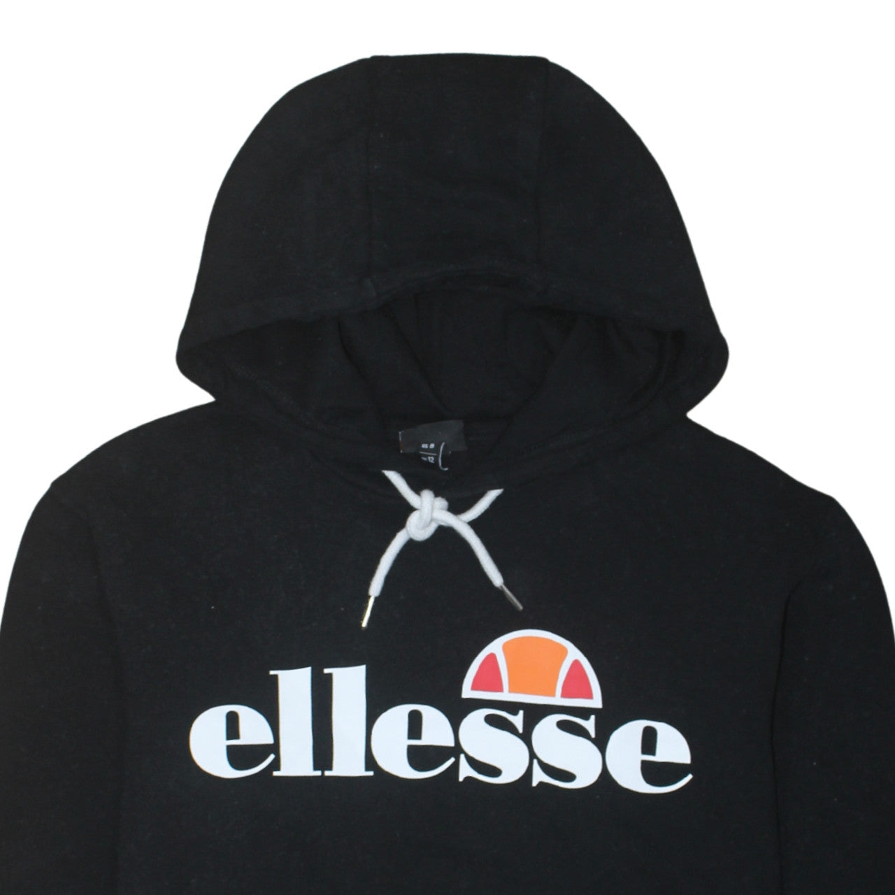 Womens UK Size 12 ellesse Black Pullover Hoodie