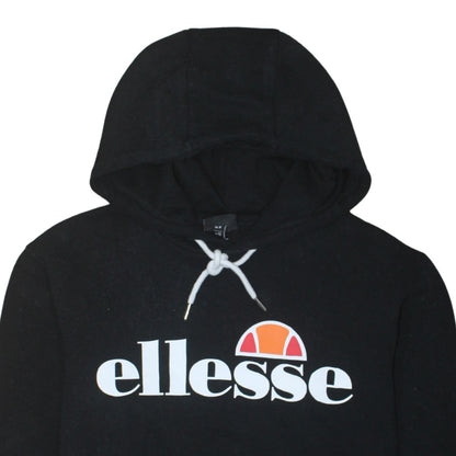 Womens UK Size 12 ellesse Black Pullover Hoodie