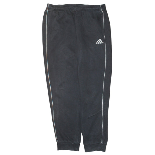 Mens UK Size XL adidas Regular Fit Track Pants Black Trousers