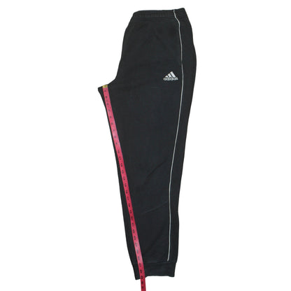Mens UK Size XL adidas Regular Fit Track Pants Black Trousers