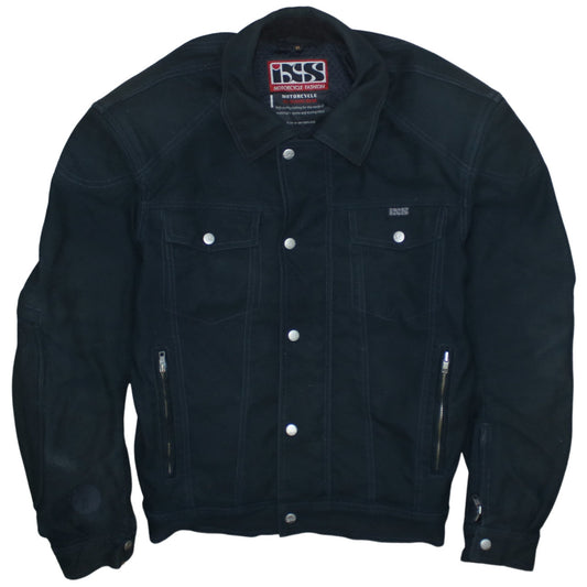 Mens UK Size XL iXS Black Motorcycle Jacket