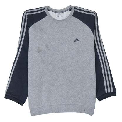 Mens UK Size L adidas Grey Pullover Sweatshirt