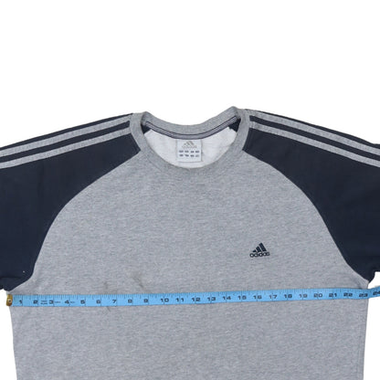 Mens UK Size L adidas Grey Pullover Sweatshirt