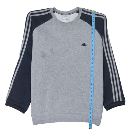 Mens UK Size L adidas Grey Pullover Sweatshirt
