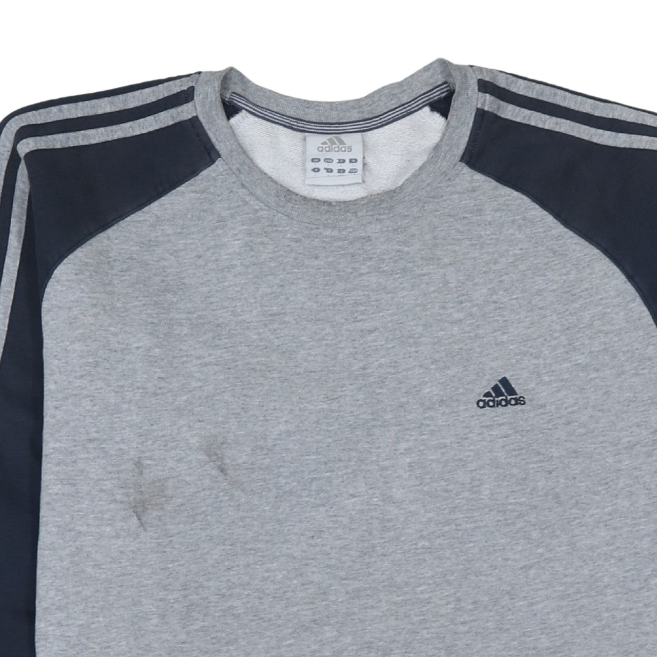 Mens UK Size L adidas Grey Pullover Sweatshirt