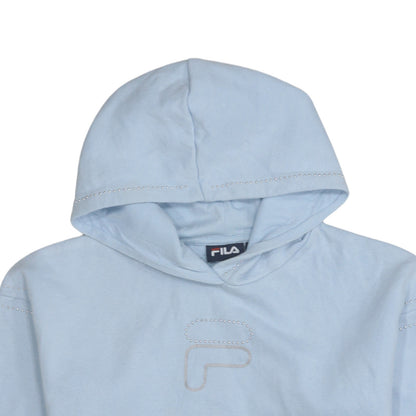 Womens UK Size S FILA Blue Pullover Hoodie