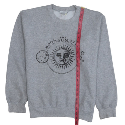 Womens UK Size S Topshop Grey Pullover Sweatshirt