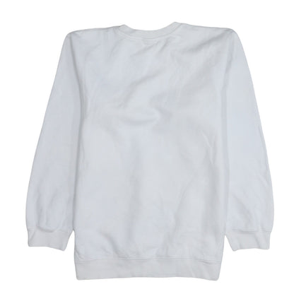 Unisex Adults UK Size XS Reebok White Pullover Sweatshirt