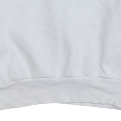 Unisex Adults UK Size XS Reebok White Pullover Sweatshirt