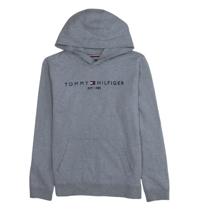 Teens UK Size 16 Tommy Hilfiger Grey Pullover Hoodie