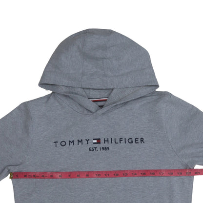 Teens UK Size 16 Tommy Hilfiger Grey Pullover Hoodie
