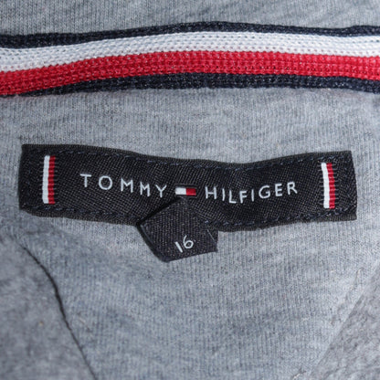 Teens UK Size 16 Tommy Hilfiger Grey Pullover Hoodie