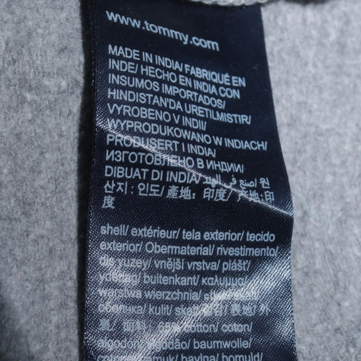 Teens UK Size 16 Tommy Hilfiger Grey Pullover Hoodie