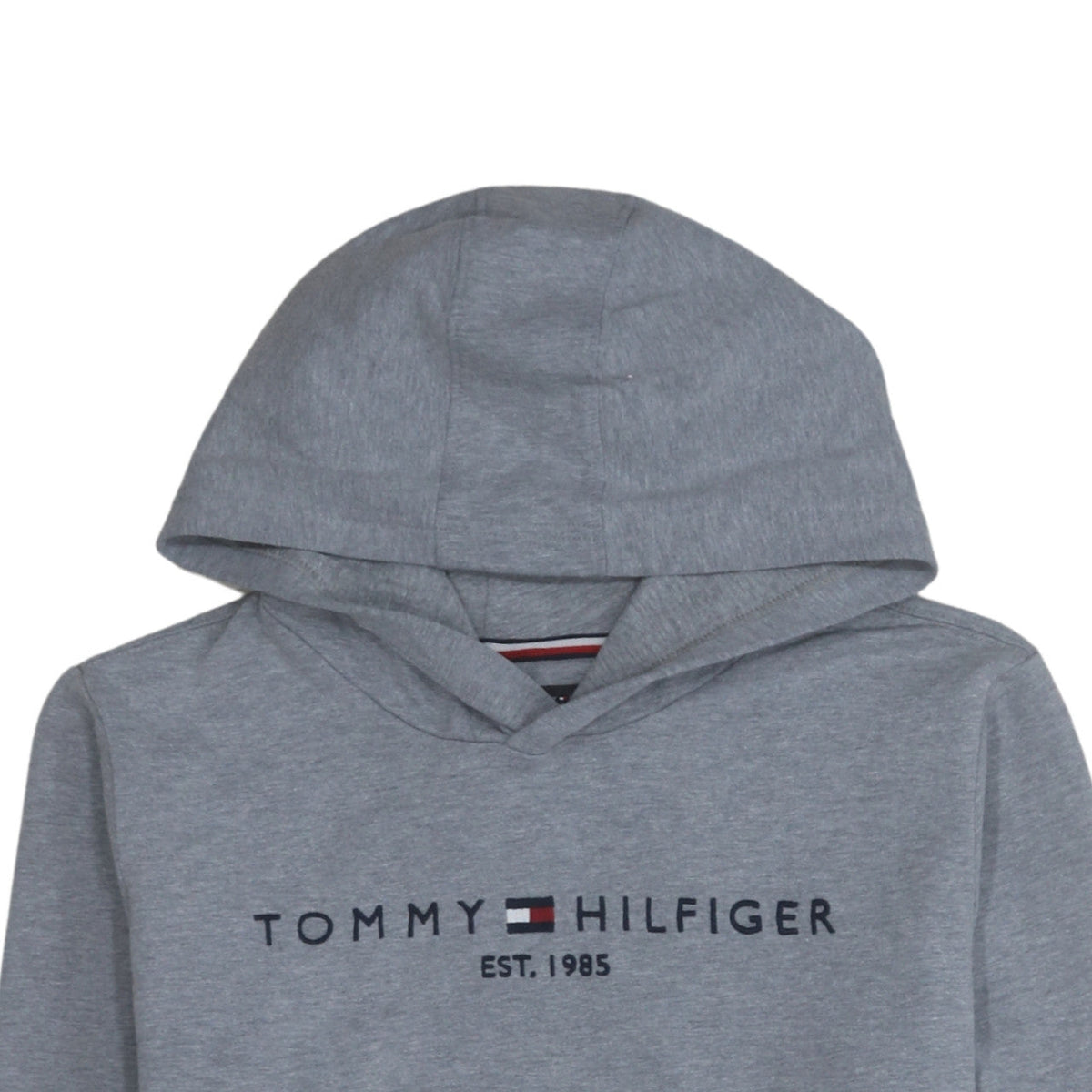 Teens UK Size 16 Tommy Hilfiger Grey Pullover Hoodie