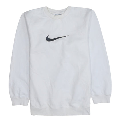 Teens UK Size S Nike White Pullover Sweatshirt