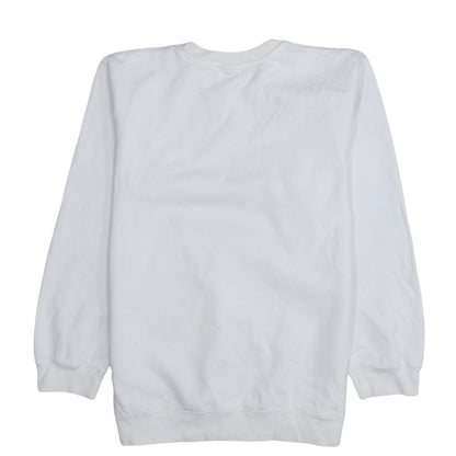 Teens UK Size S Nike White Pullover Sweatshirt