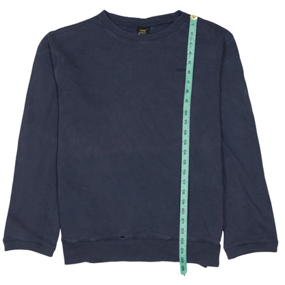 Mens UK Size L Lee Blue Pullover Sweatshirt