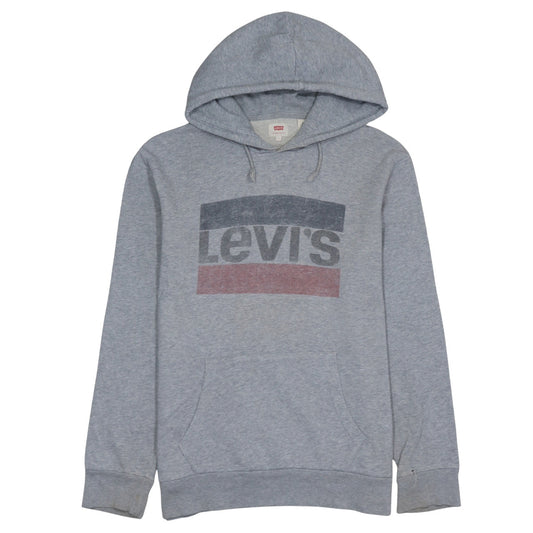 Mens UK Size L Levi's Grey Pullover Hoodie