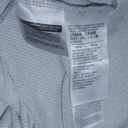 Mens UK Size L Levi's Grey Pullover Hoodie