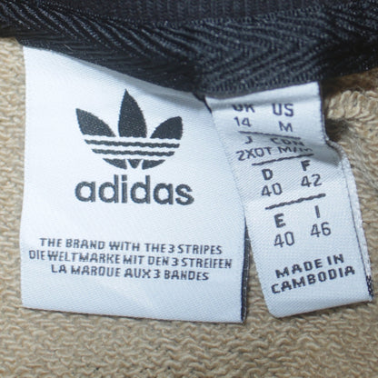 Womens UK Size 14 adidas Beige Pullover Sweatshirt