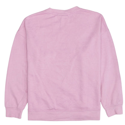 Womens UK Size L Disney Pink Pullover Sweatshirt