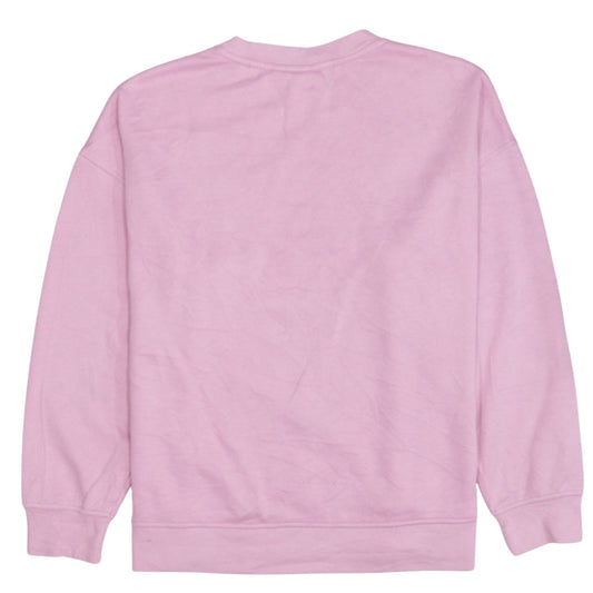 Womens UK Size L Disney Pink Pullover Sweatshirt