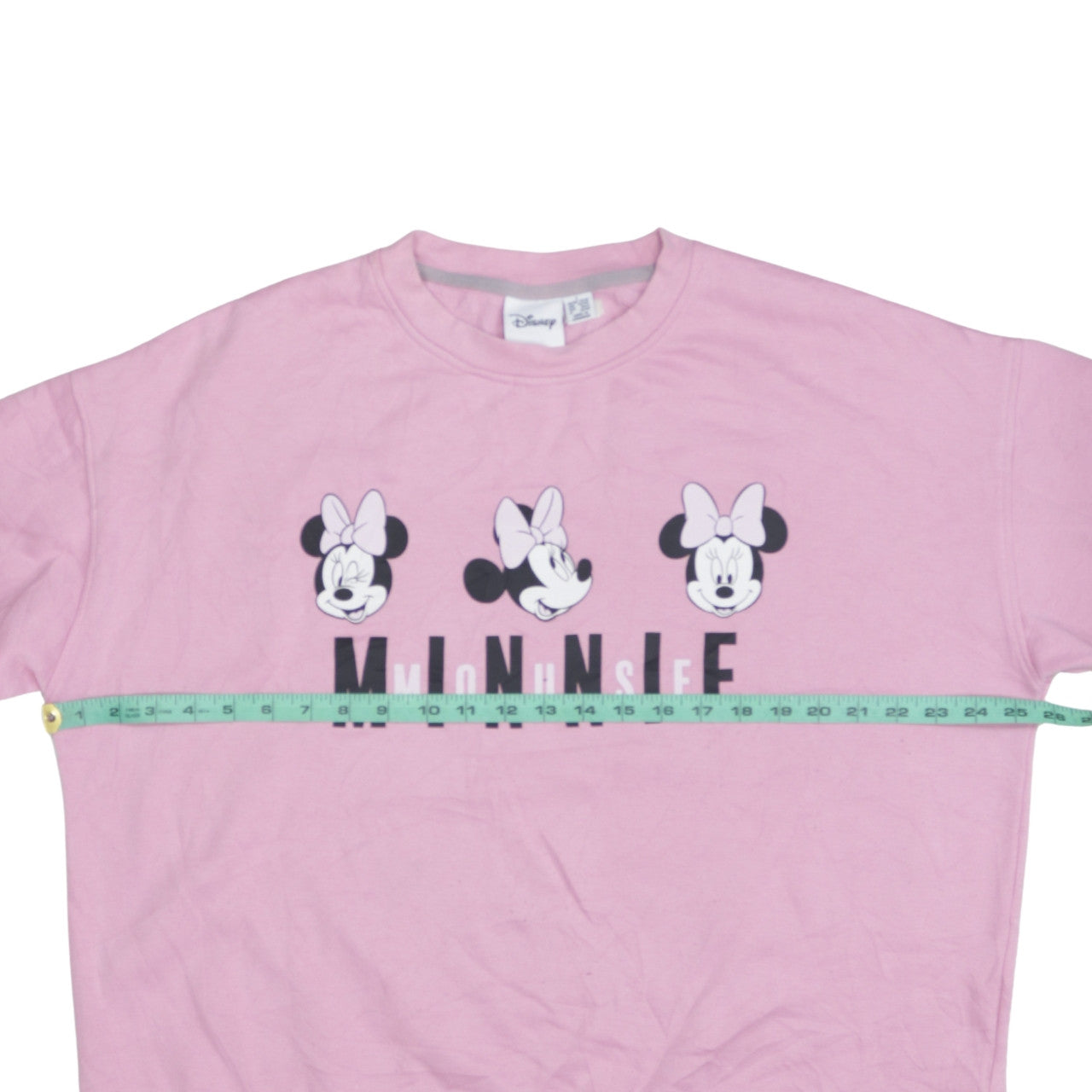 Womens UK Size L Disney Pink Pullover Sweatshirt