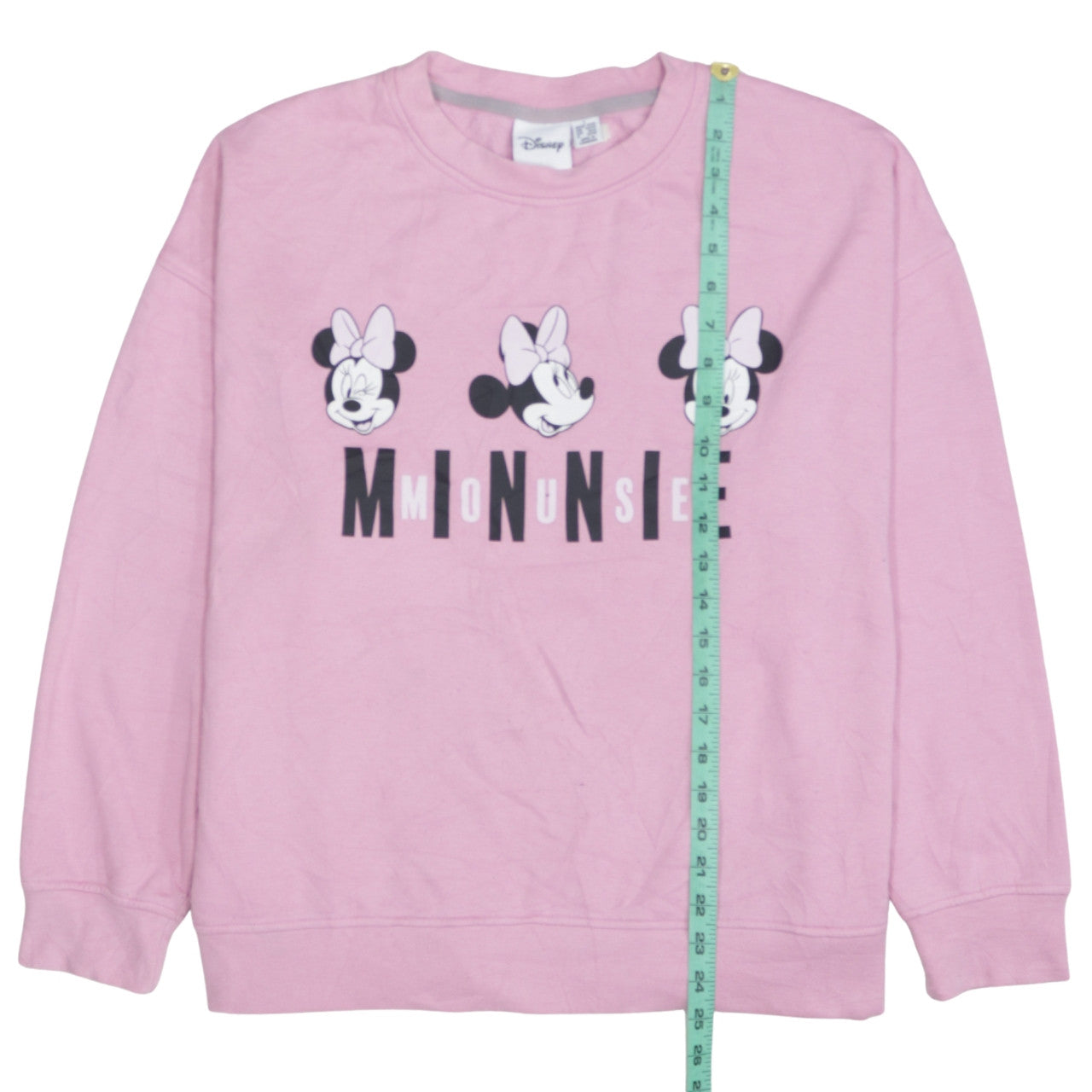 Womens UK Size L Disney Pink Pullover Sweatshirt