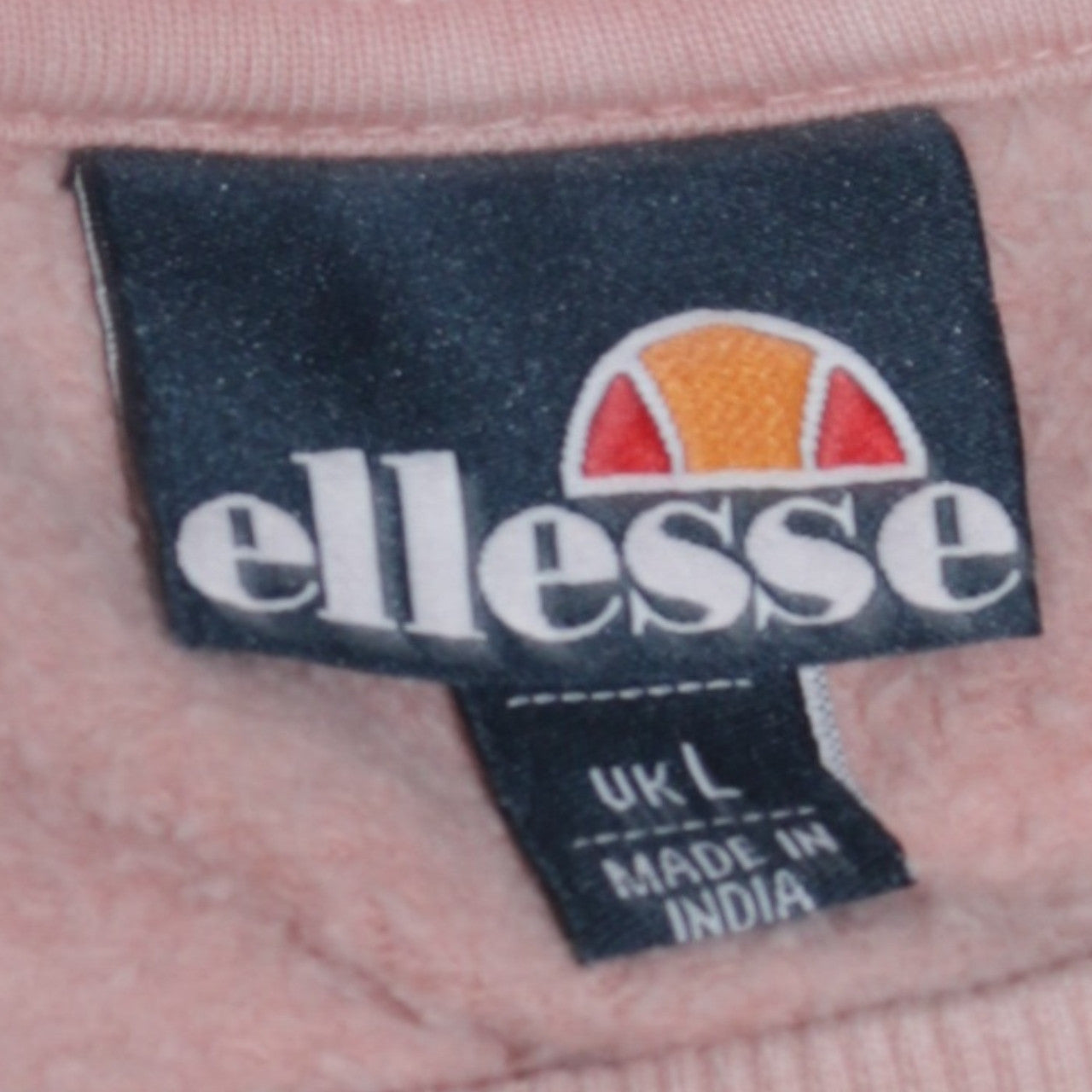 Womens UK Size L ellesse Pink Pullover Sweatshirt