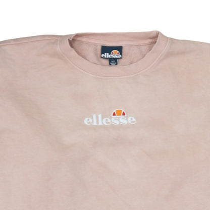 Womens UK Size L ellesse Pink Pullover Sweatshirt