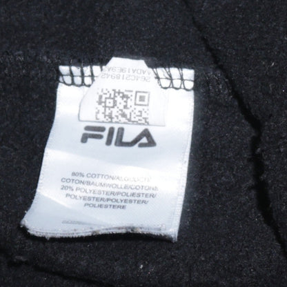 Fila Men's Black L Jogger Sweatpants Cotton Blend Activewear Trousers