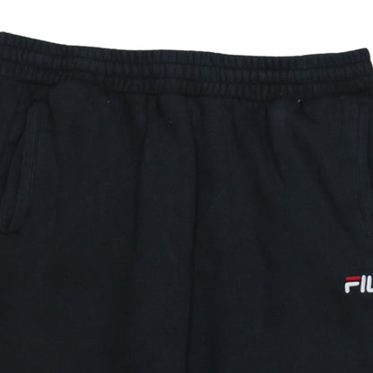 Fila Men's Black L Jogger Sweatpants Cotton Blend Activewear Trousers