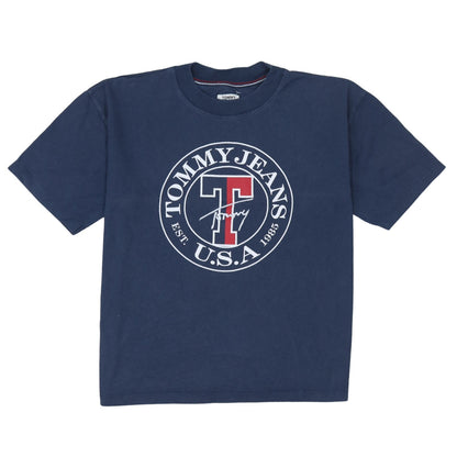 Mens UK Size M Tommy Jeans Blue  T-Shirt