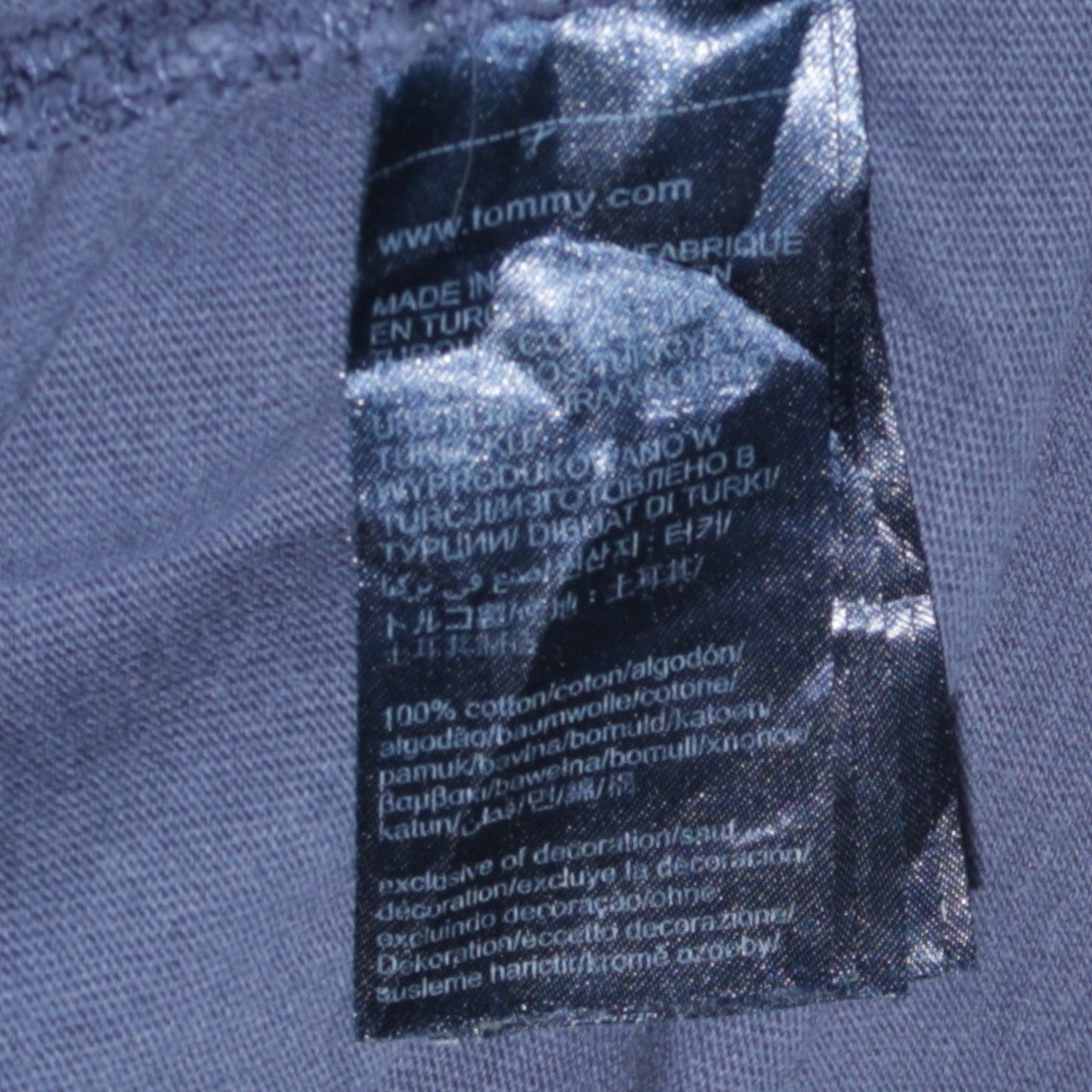 Mens UK Size M Tommy Jeans Blue  T-Shirt