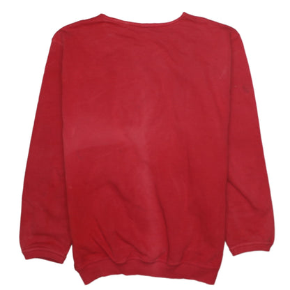 Mens UK Size S FILA Red Pullover Sweatshirt
